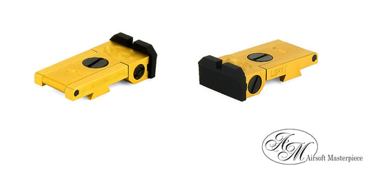 Airsoft Masterpiece Aluminum Rear Sight for Hi-CAPA - S Style