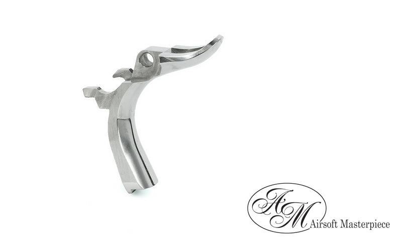 Load image into Gallery viewer, Airsoft Masterpiece Steel Grip Safety – INFINITY Signature (Silver) #SGS-3S