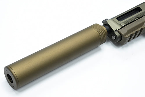 Load image into Gallery viewer, Guarder Compact Pistol Silencer (2023 Ver./FDE/14mm Negative) #SILENCER-13(B)FDE
