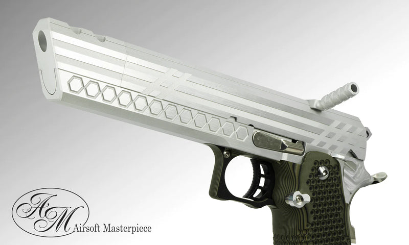Load image into Gallery viewer, Airsoft Masterpiece SMOKING HOLES Open Slide Kit for Hi-CAPA - Gold #SK-SHK-OGD
