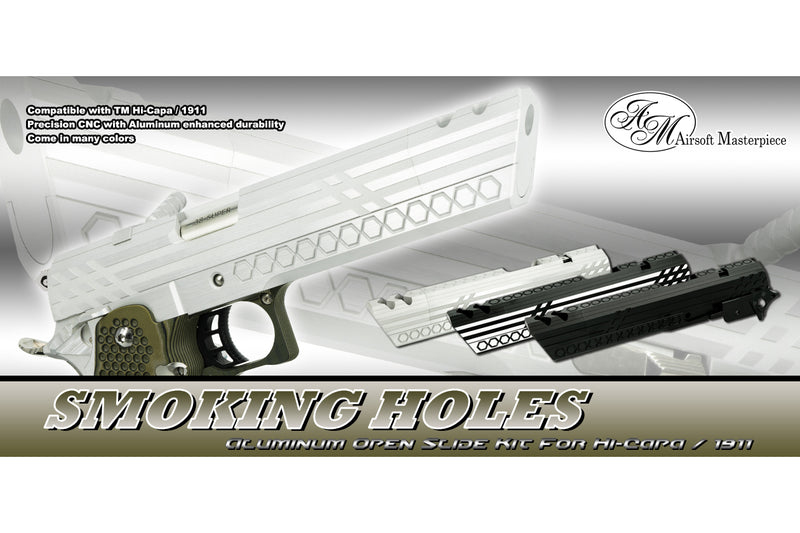 Load image into Gallery viewer, Airsoft Masterpiece SMOKING HOLES Open Slide Kit for Hi-CAPA - #SK-SHK-O