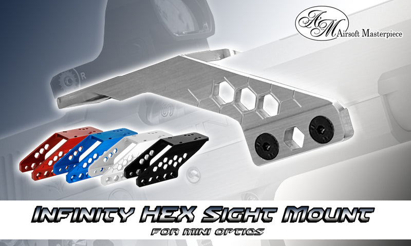 Load image into Gallery viewer, Airsoft Masterpiece Infinity HEX Sight Mount for Mini Optic
