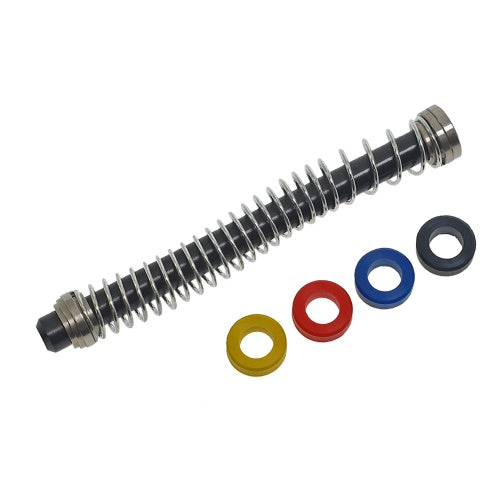 COWCOW Stainless Steel G Guide Rod Set - Black for Tokyo Marui G17 Gen3