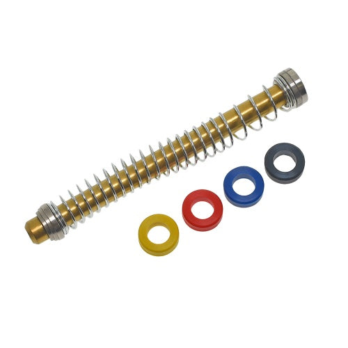 COWCOW Stainless Steel G Guide Rod Set - Gold for Tokyo Marui G17 Gen3
