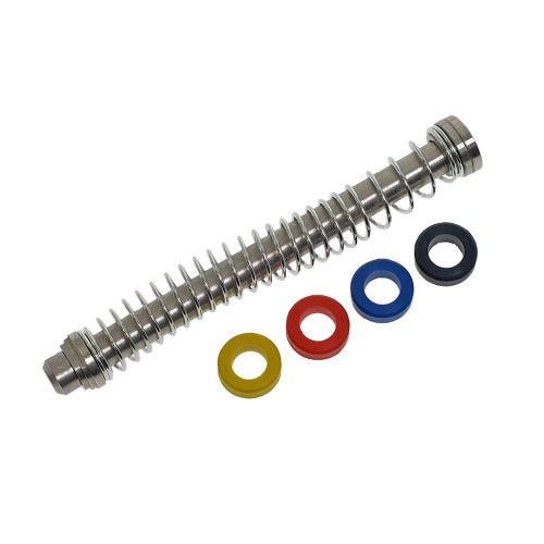 COWCOW Stainless Steel G Guide Rod Set - Silver for Tokyo Marui G17 Gen3