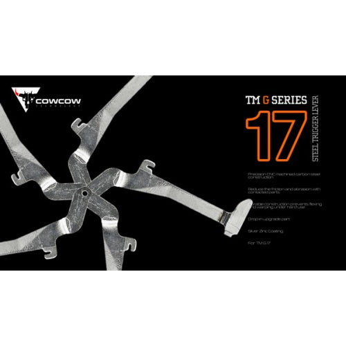 Load image into Gallery viewer, COWCOW G17 Steel Trigger Lever for Tokyo Marui G17 Gen3 & Gen4 #CCT-TMG-016