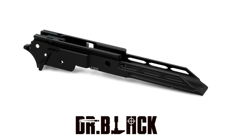 Load image into Gallery viewer, Dr. Black 3.9 Aluminum Frame – Type 2 for Hi-CAPA - Black