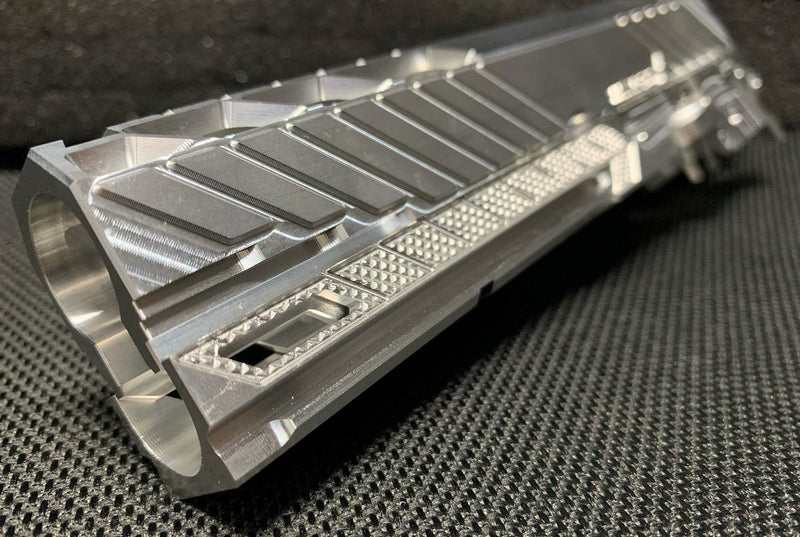 Load image into Gallery viewer, Dr. Black 5.1 Aluminum Frame – Type 5 for Hi-CAPA 5.1 - Silver