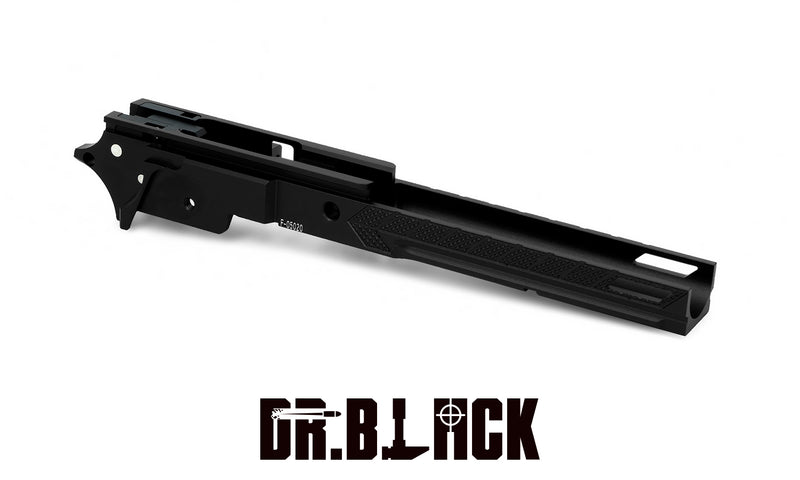 Load image into Gallery viewer, Dr. Black 5.1 Aluminum Frame – Type 5 for Hi-CAPA - Black