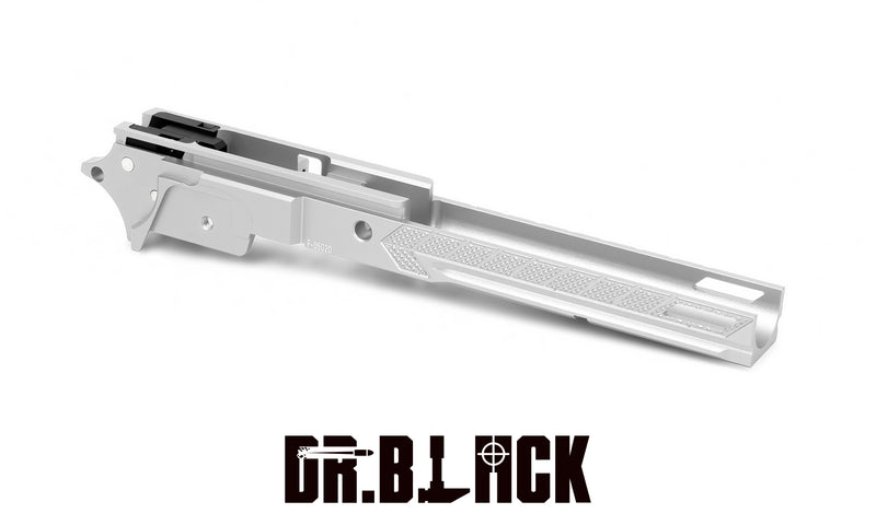 Load image into Gallery viewer, Dr. Black 5.1 Aluminum Frame – Type 5 for Hi-CAPA 5.1 - Silver