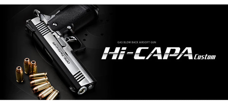 Load image into Gallery viewer, Tokyo Marui Hi-Capa Custom Dual Stainless GBB Pistol
