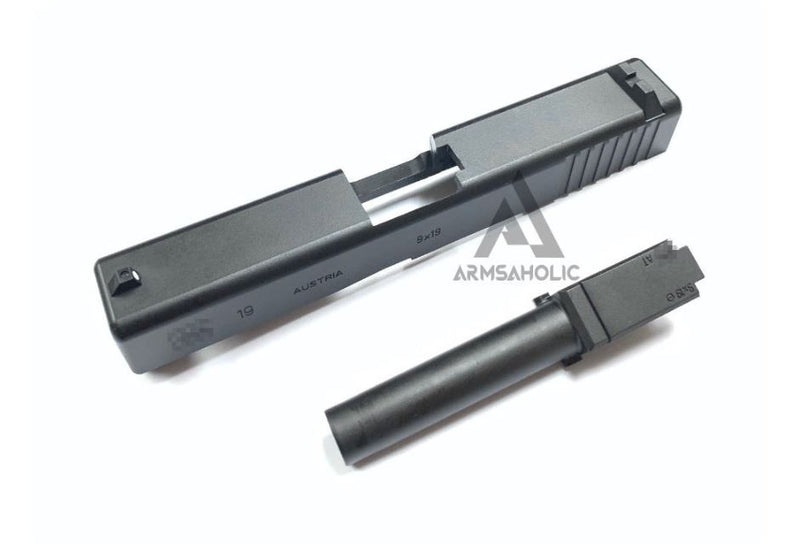 Load image into Gallery viewer, TOKYO MARUI (TM) Original Slide with barrel, front & rear sight for G19 Gen3 GBB Black