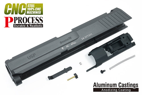 Load image into Gallery viewer, Guarder Steel CNC Slide Set for MARUI USP (9mm/Black) #USP-05(BK)