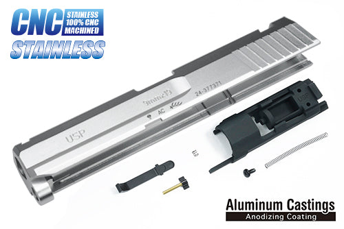 Load image into Gallery viewer, Guarder Stainless CNC Slide Set for MARUI USP (9mm/Silver) #USP-05(SV)