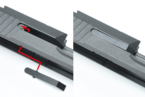 Load image into Gallery viewer, Guarder Aluminum CNC Slide Set for MARUI USP (9mm/Silver) #USP-06(SV)