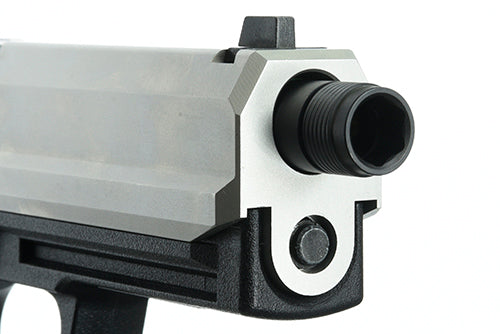 Load image into Gallery viewer, Guarder Steel CNC Threaded Outer Barrel for MARUI USP (14mm Negative/Black) #USP-10(BK)