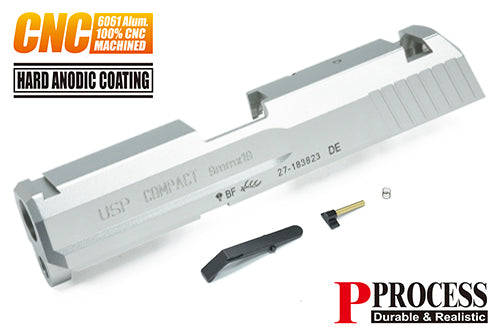 Guarder Aluminum CNC Slide Set for MARUI USP Compact (Silver) #USP