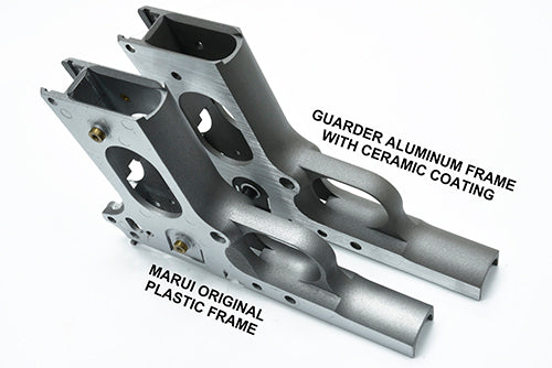 Load image into Gallery viewer, Guarder Aluminum Frame for MARUI V10 (CERAMIC/Silver Polishing) #V10-41C(SV-H)
