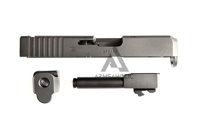 Load image into Gallery viewer, Bomber CNC Aluminum Slide with Threaded Barrel / Comp set for Marui G26 GBB series