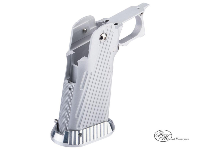 Load image into Gallery viewer, Airsoft Masterpiece Aluminum Grip for Hi-CAPA Type 15 (Infinity) Silver #G-15-SL
