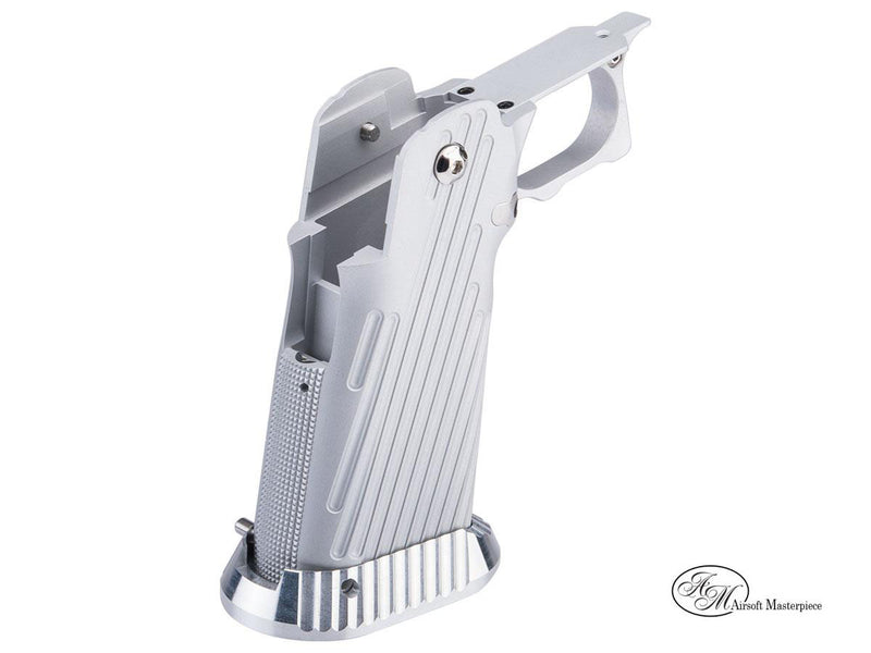 Load image into Gallery viewer, Airsoft Masterpiece Aluminum Grip for Hi-CAPA Type 15 (Infinity) Silver #G-15-SL