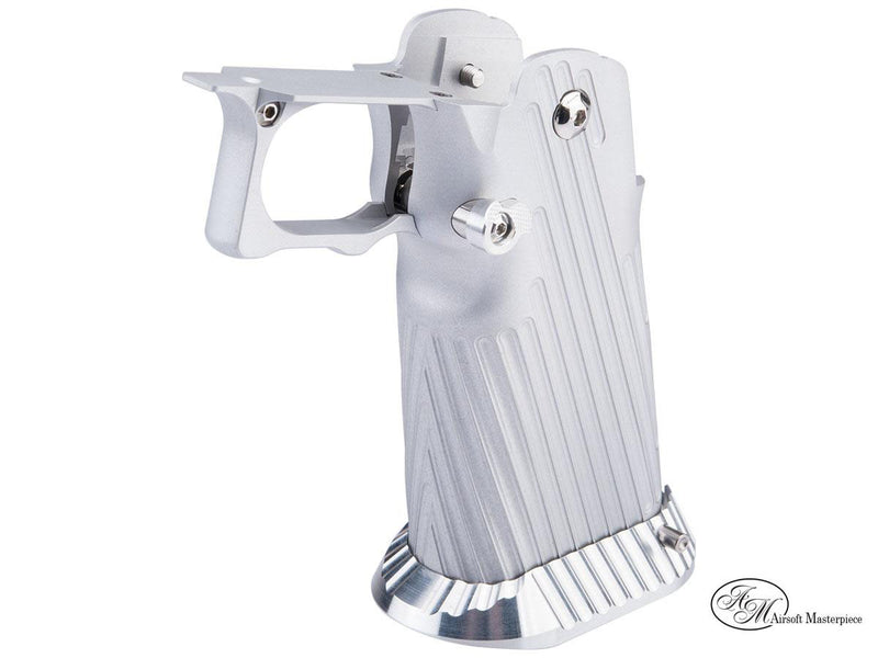 Load image into Gallery viewer, Airsoft Masterpiece Aluminum Grip for Hi-CAPA Type 15 (Infinity) Silver #G-15-SL
