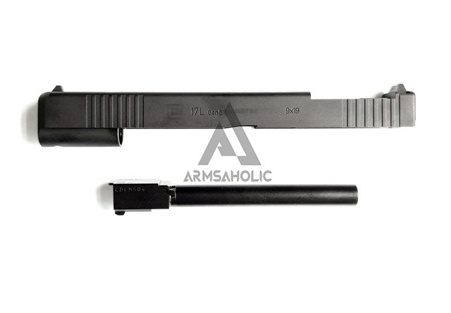 將圖片載入圖庫檢視器,Bomber CNC Aluminum G17L Gen5 MOS slide set for Marui G17 Gen5 GBB Airsoft