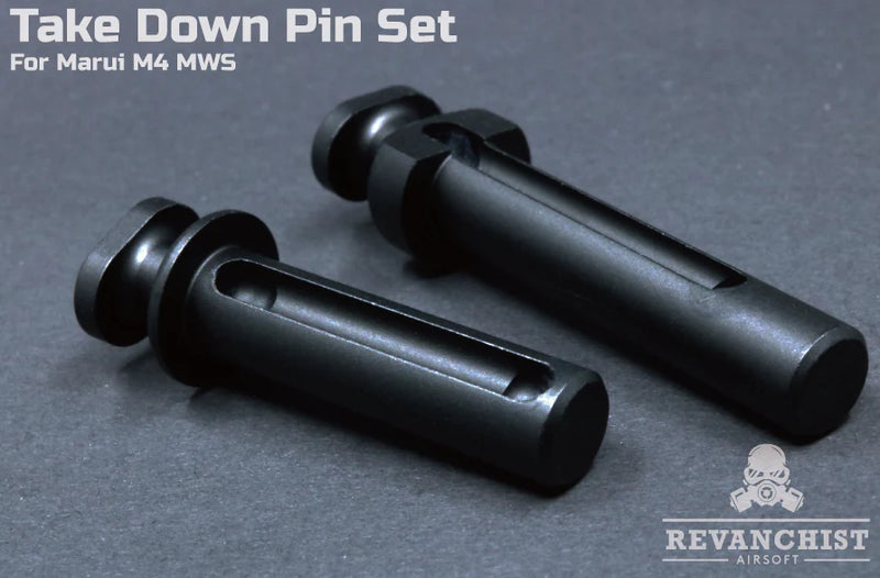 Load image into Gallery viewer, Revanchist Aluminum Take Down Pin Set For Marui TM M4 MWS GBB #RA_10034