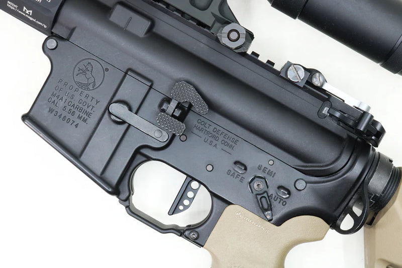 Load image into Gallery viewer, Revanchist Airsoft M4 Trigger Guard (Type B) for Tokyo Marui M4 MWS GBBR Airsoft - Black #RA_10085