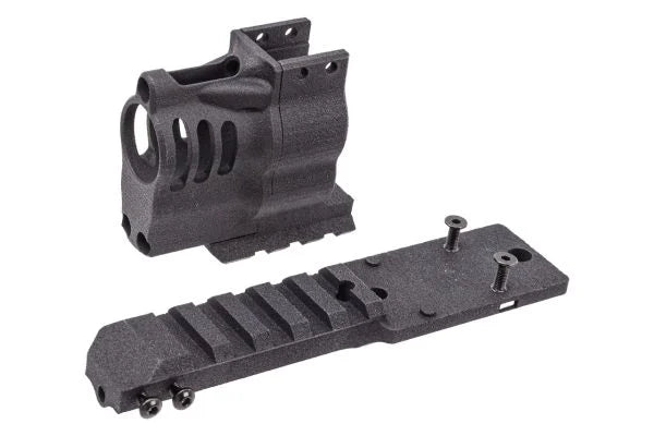 Load image into Gallery viewer, Revanchist 3D Printed Optic Mount & Compensator Set For Ares S&W 686 2" CO2 Revolver