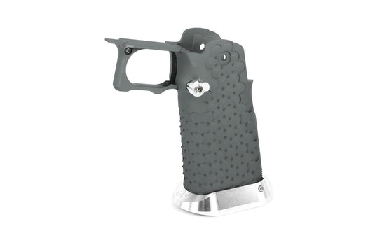 Gunsmith Bros Aggressive Ver Aluminum Grip for Hi-CAPA- Grey
