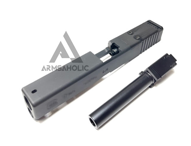 Load image into Gallery viewer, Nova CNC Aluminum G17 MOS Slide Kit for Tokyo Marui G17 Gen4 GBB series - Black