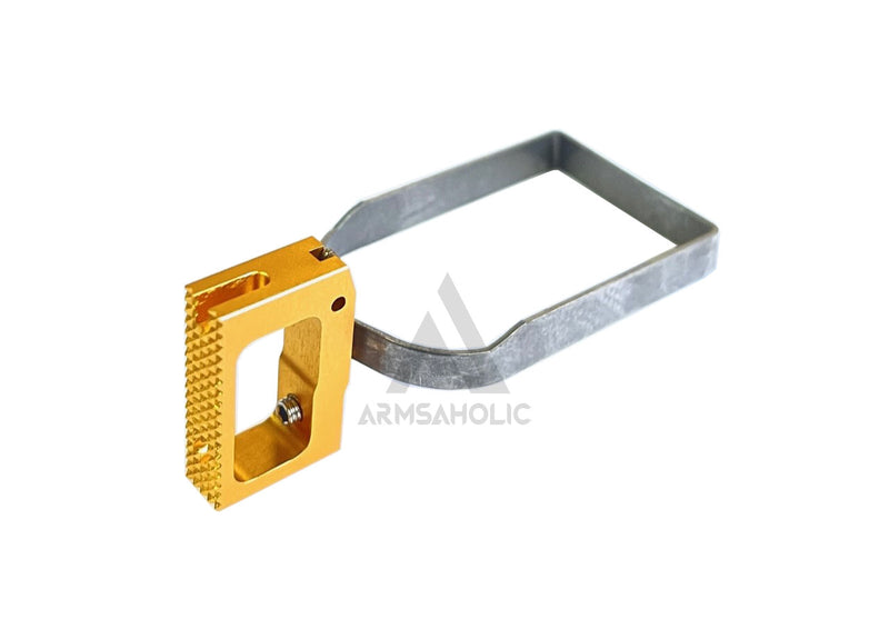 Load image into Gallery viewer, Bomber Airsoft INF-Style CNC Aluminum Adjustable Trigger for Marui Hi-CAPA Series - Gold