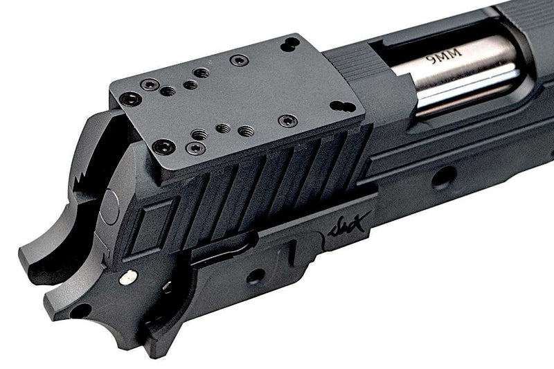 Load image into Gallery viewer, Gunsmith Bros DWX 2011 Style Slide Kit Set for TM Hi-Capa Black #GB-SK-DWX51-BK
