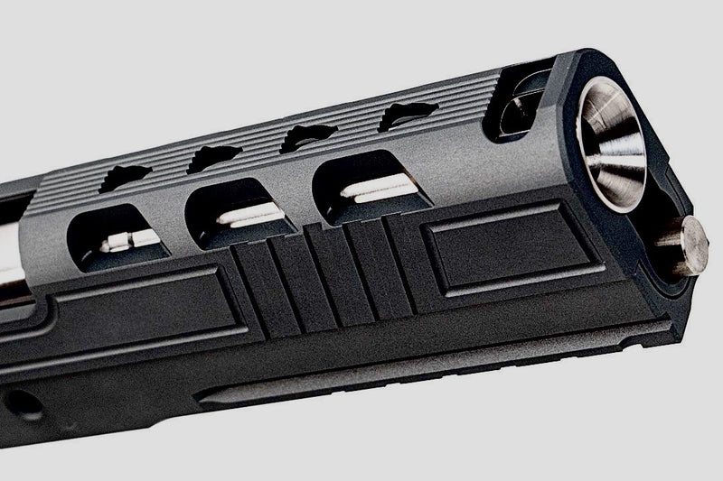 Load image into Gallery viewer, Gunsmith Bros DWX 2011 Style Slide Kit Set for TM Hi-Capa Black #GB-SK-DWX51-BK