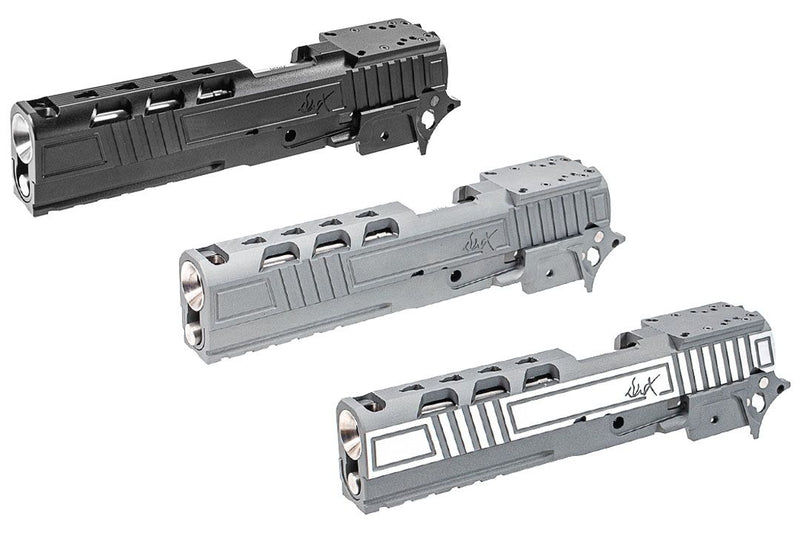 Load image into Gallery viewer, Gunsmith Bros DWX 2011 Style Slide Kit Set for TM Hi-Capa Black #GB-SK-DWX51-BK