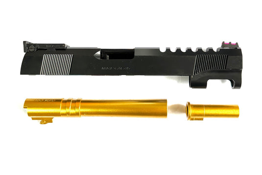 Tokyo Marui Hi-CAPA 5.1 Gold Match original slide set Come with barrel & front & rear sight