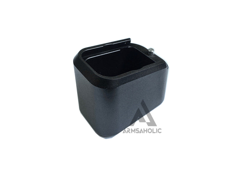 Load image into Gallery viewer, Bomber CNC Aluminum G19 Magazine Basepad for Marui G19 GBB Magazine - Black
