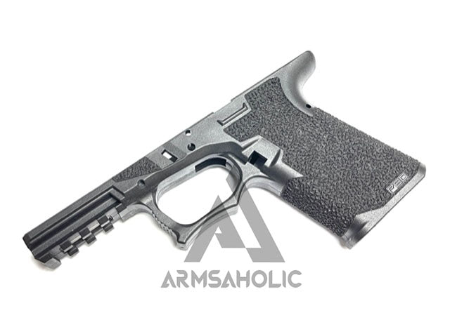 Load image into Gallery viewer, Armsaholic Custom Stippling P80 Lower Frame For Marui 19 Airsoft GBB Black
