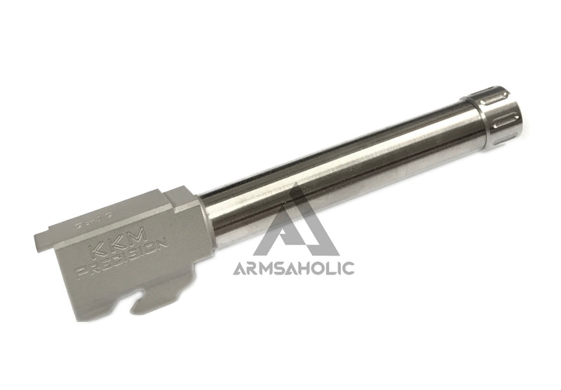 Load image into Gallery viewer, Guns Modify Stainless Thread Barrel (KKM) for Marui G17/18C GBB-Silver 14mm CCW