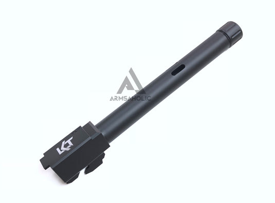 Nova CNC Aluminum LK-Style Threaded barrel for Marui G34 GBB Black