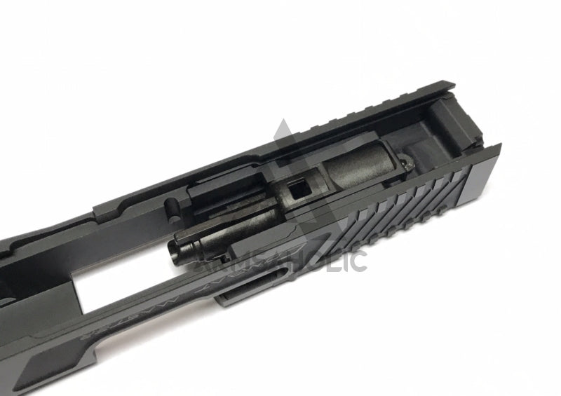 Load image into Gallery viewer, Nova T-Style G34 MOS Aluminum Slide for TM Tokyo Marui Airsoft G17 / 34 GBB Series - Shiny Black