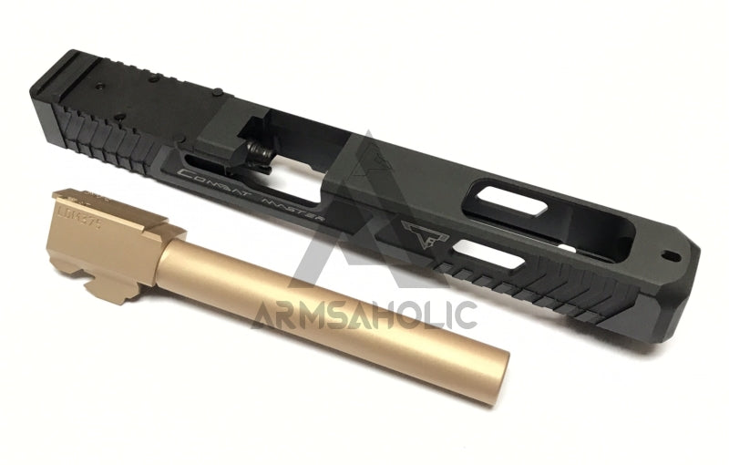 Load image into Gallery viewer, Nova T-Style G34 MOS Aluminum Slide for TM Tokyo Marui Airsoft G17 / 34 GBB Series - Shiny Black