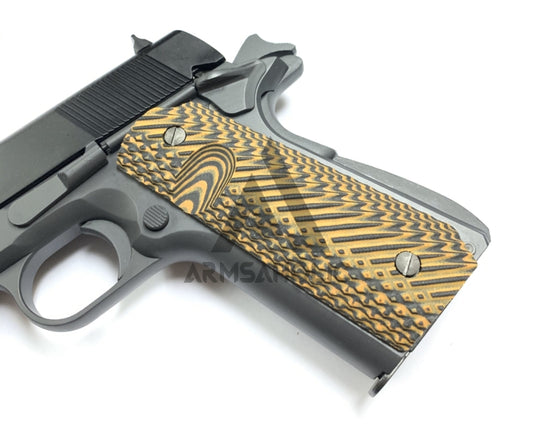 1911 Custom Fiberglass Grip - Brown