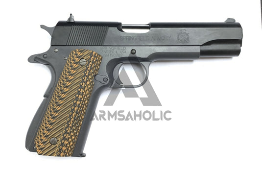 1911 Custom Fiberglass Grip - Brown