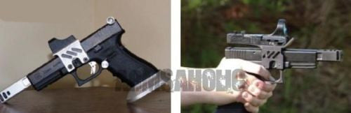Load image into Gallery viewer, Guns Modify SC C-More Mount for Marui G-Series Tactical Airsoft #GM0120