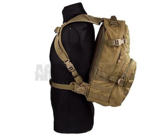 TMC Compact Hydration Backpack (Khaki) Tactical Airsoft Gear