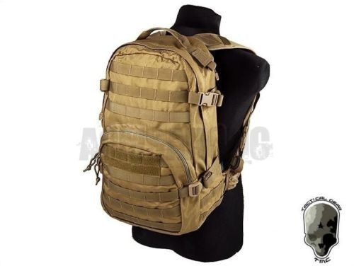 TMC Compact Hydration Backpack (Khaki) Tactical Airsoft Gear