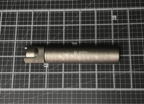 Load image into Gallery viewer, G Style Halo 5.56mm Silencer Suppressor for Tactical Airsoft - Silver
