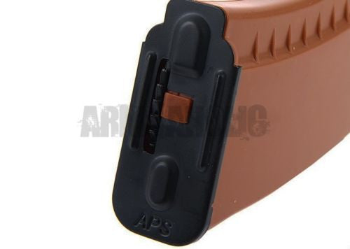 Load image into Gallery viewer, 500rd Hi-Capacity AK magazine Loading for AEG Tactical Airsoft (Wood Color)